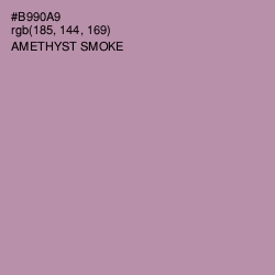 #B990A9 - Amethyst Smoke Color Image